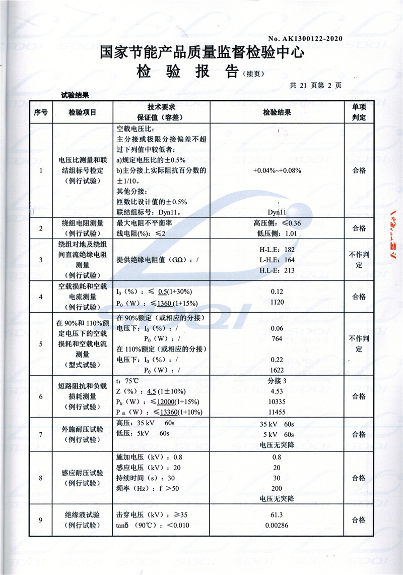 高低压试验报告-S11-1250额尔古纳额尔古纳额尔古纳油浸式变压器-2.jpg